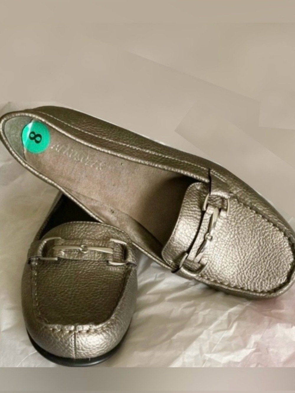 Aerosoles Metallic Loafers